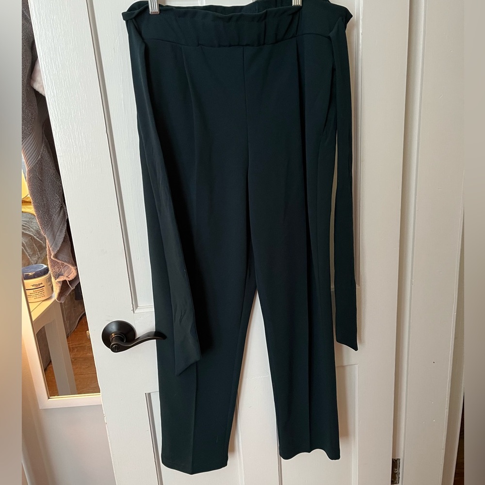 Green dress pants